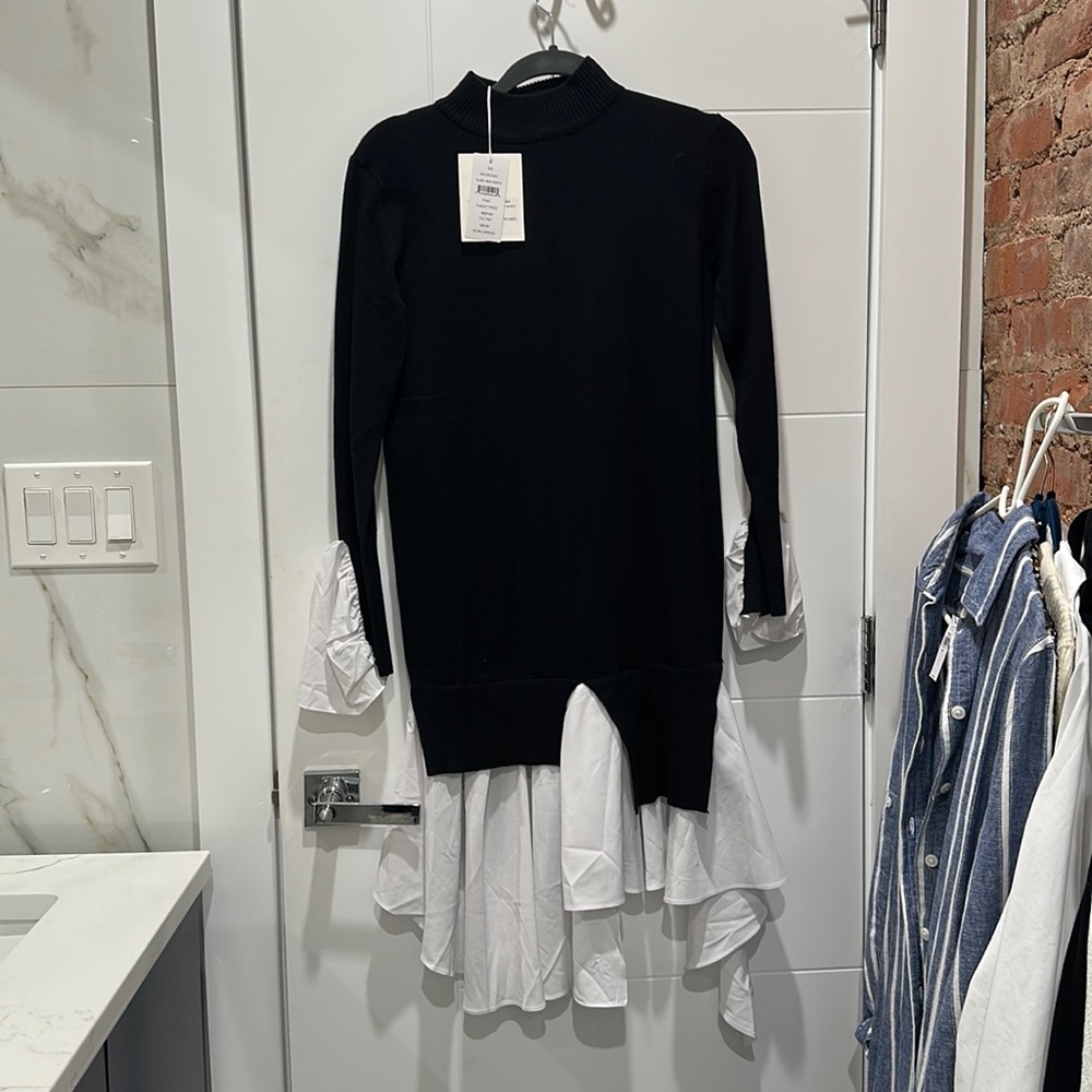 Black and white dress